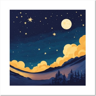 A Night Sky Posters and Art